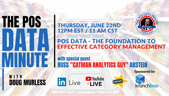 The Point-of-Sale Data Minute: “The Foundation to Effective Category Management” With Guest Speaker Russ Abstein
