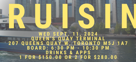 COPA & CHPTA Toronto Boat Cruise – September 11th