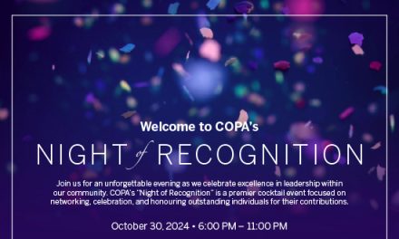 COPA Celebrates George Buttigieg, Jane Gleadall and Gayle McCaskill at the upcoming Night of Recognition!
